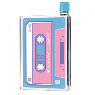 Cassette Tape Notebook-Style 420ml Water Bottle