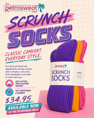 Scrunch Sock Triple Pack ELECTRICS
